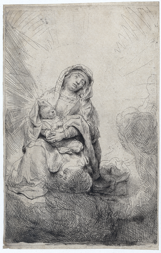 Virgin and Child in the Clouds